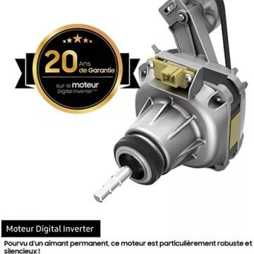 Lave linge hublot SAMSUNG WW90CGC04DAH – Image 10