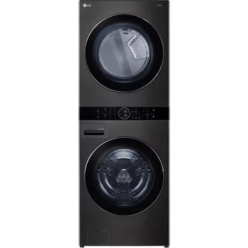 Lave linge séchant hublot LG F761TOWERB Washtower
