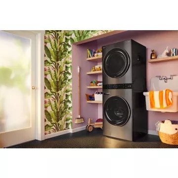 Lave linge séchant hublot LG F761TOWERB Washtower – Image 6