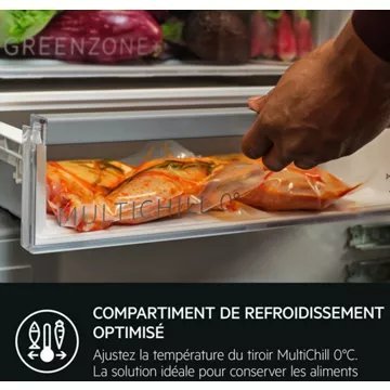 Réfrigérateur combiné encastrable AEG NSC9V181CS MultiChill – Image 8