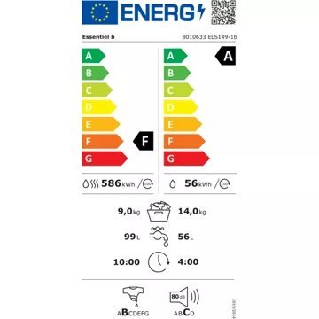 Lave linge séchant hublot ESSENTIELB ELS149-1b – Image 2