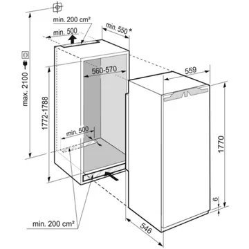 Réfrigérateur 1 porte encastrable LIEBHERR IRBDI5151-20 BioFresh – Image 8